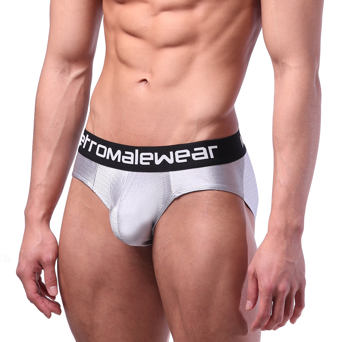 M2W] Hip Brief Metal Silver (5003-10) – NEWMALEWEAR