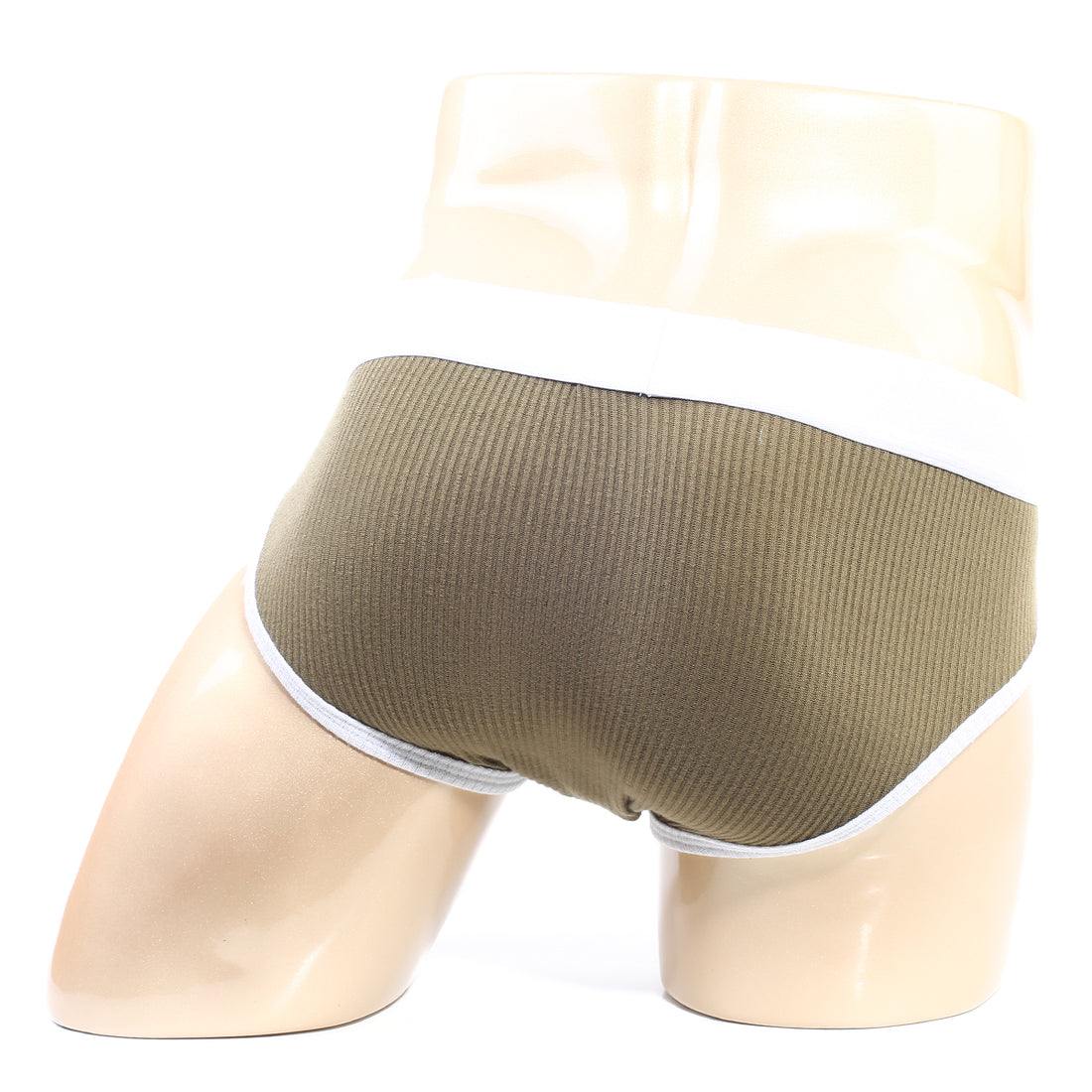 [M2W] Bold Ribbed Brief Green (1103-06)
