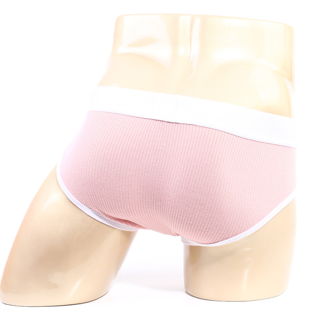 [M2W] Bold Ribbed Brief Pink (1103-14)