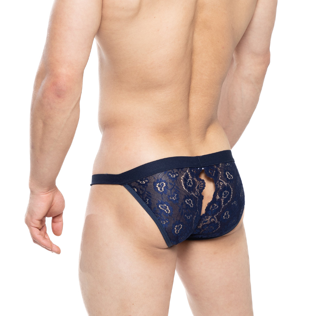 [M2W] Peek-A-Boo Bikini Navy (1204-28)
