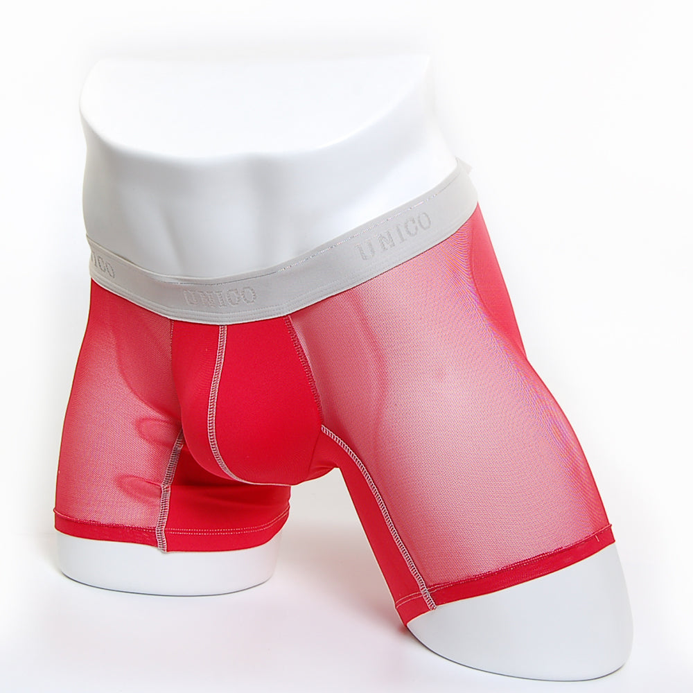 [Mundo Unico] Mesh Boxer Red 10" (00383)