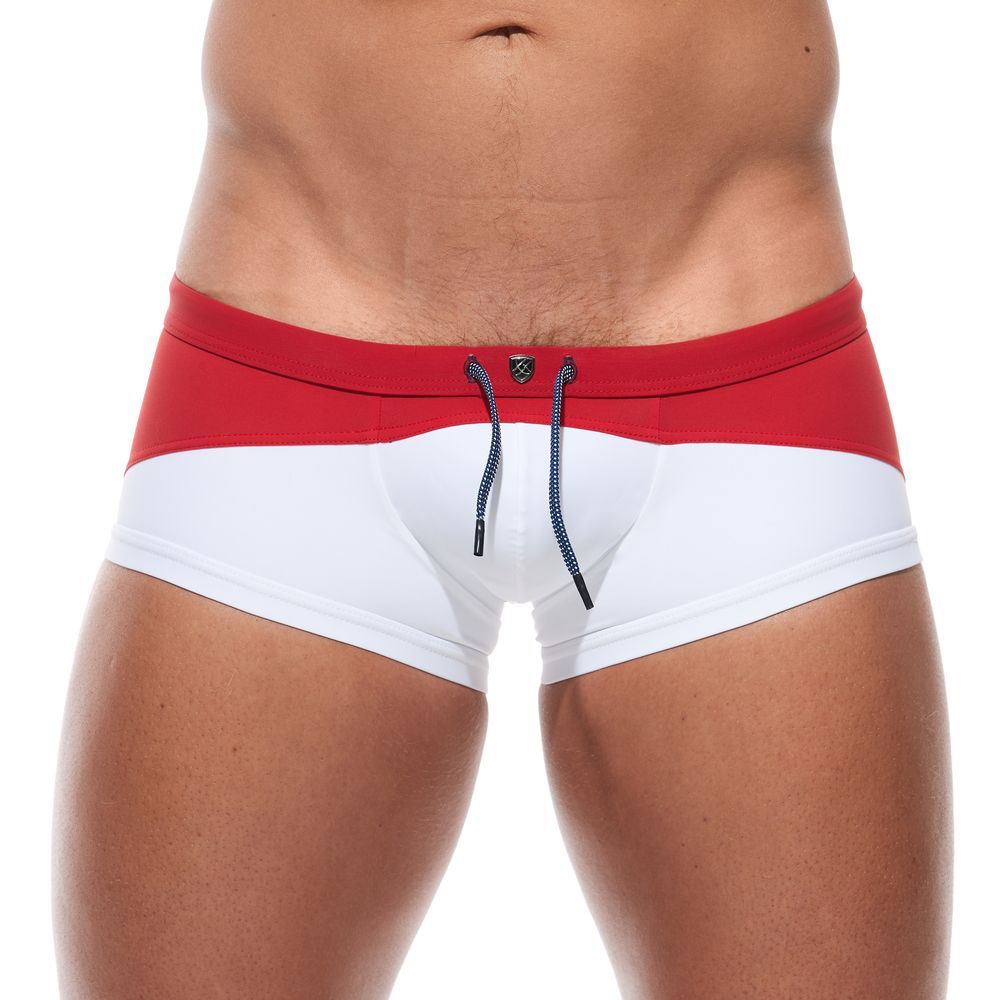  Gregg Homme Men's Boytoy Stretch Low Rise Boxer Brief 95005 XL  Red: Clothing, Shoes & Jewelry
