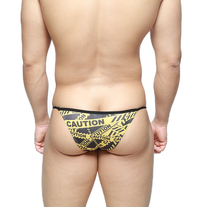 [M2W] Caution String Bikini Black (2005-61)