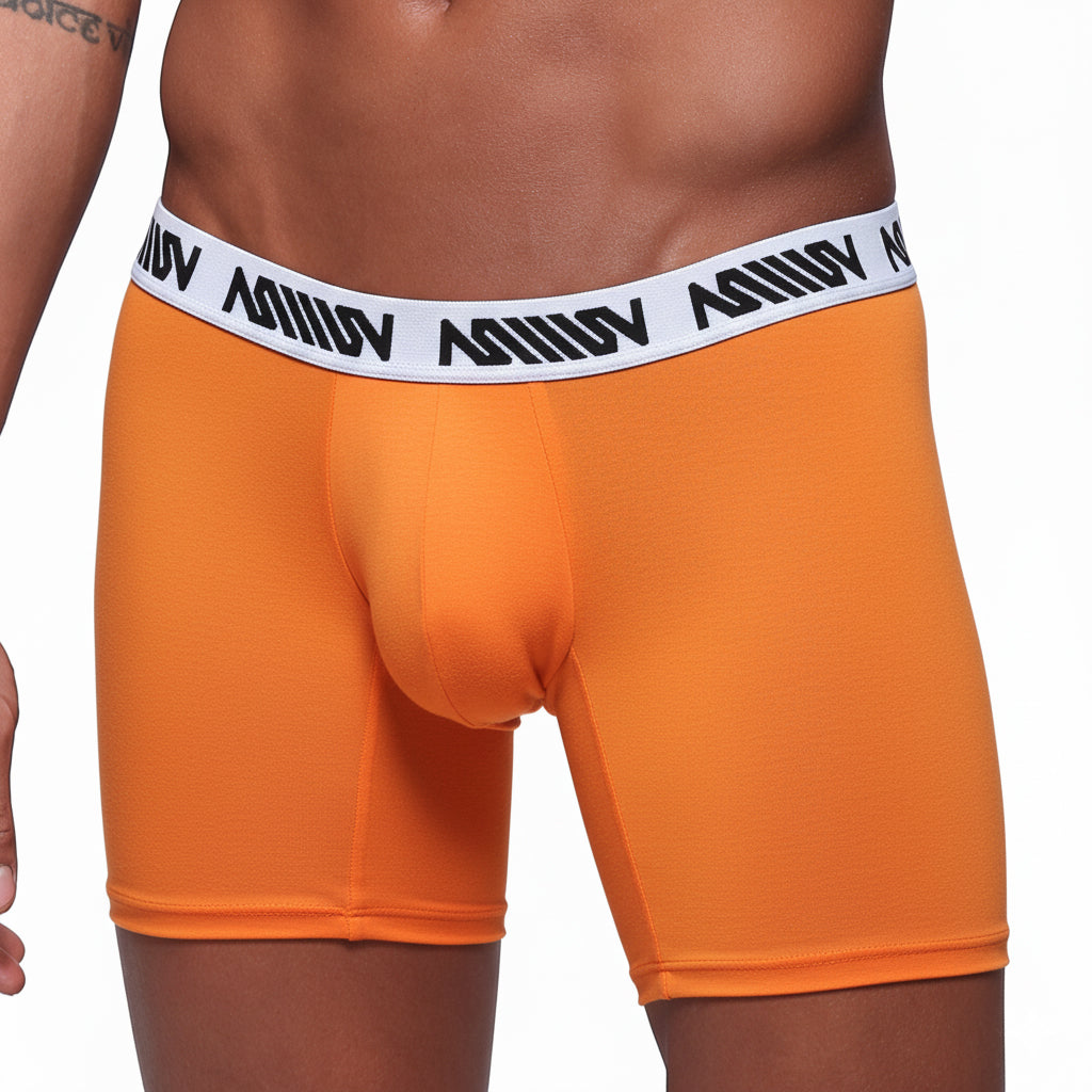 [M2W] Microfiber Mid Boxer 10" Orange (2023-24)