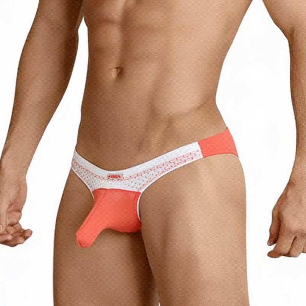 [M2W] Cannon Hip Brief Contrast Coral (2203C-14)