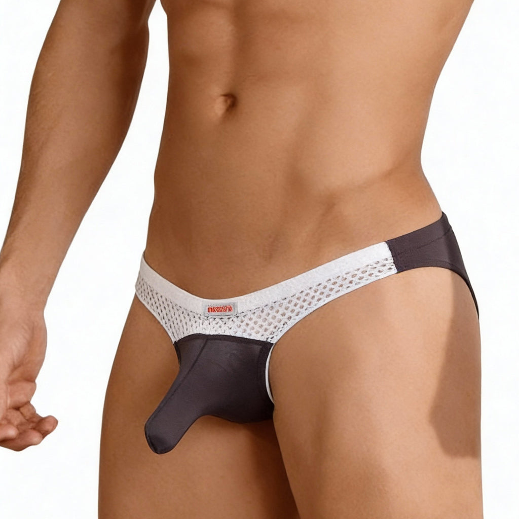 [M2W] Cannon Hip Brief Contrast Black (2203C-20)