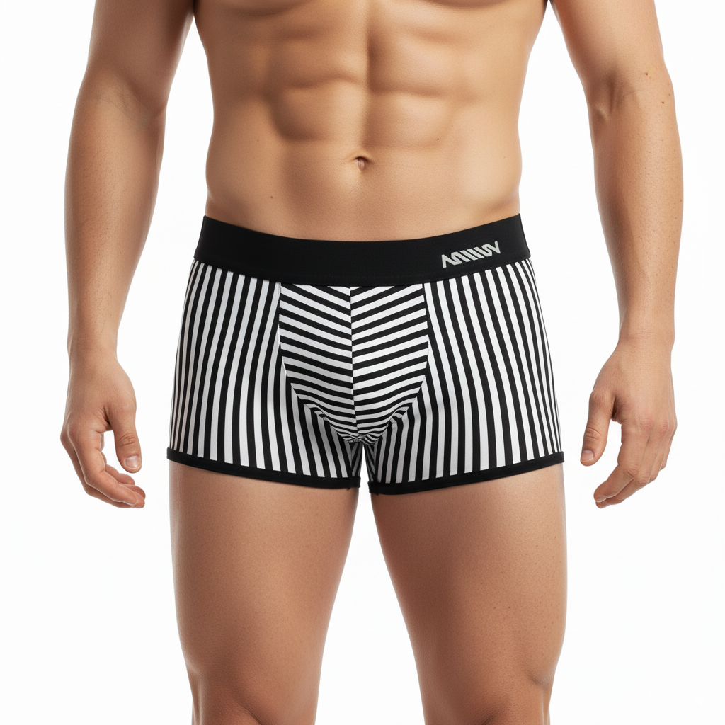 [M2W] Pierrot Boxer Jock Black (2306-40)