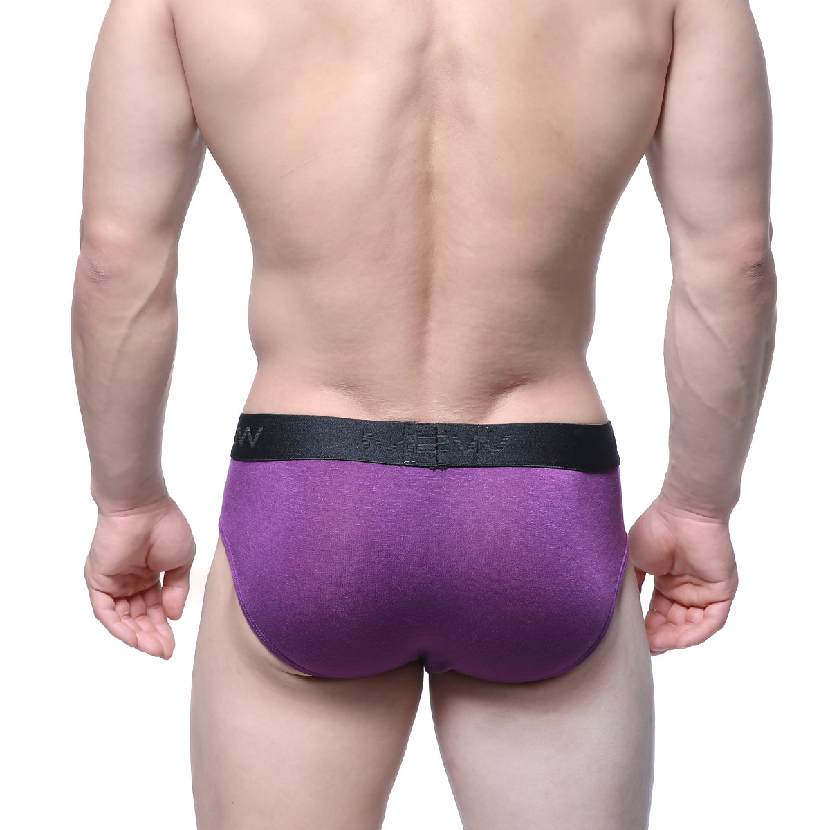 [M2W] Cotton Hip Brief Grape (3006-19)