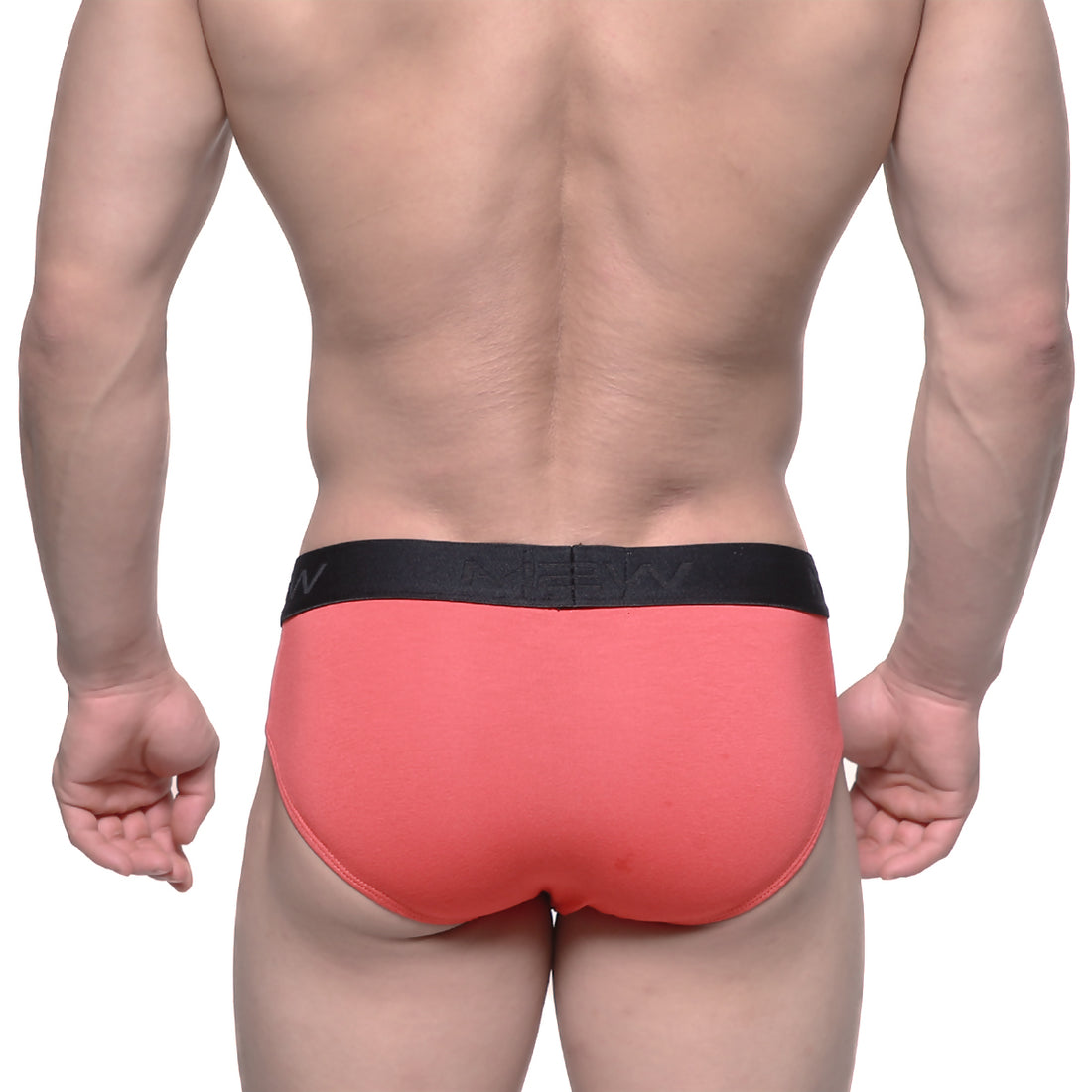 [M2W] Cotton Hip Brief Coral (3006-24)