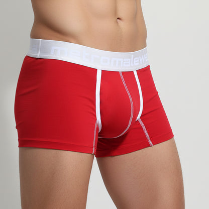 [M2W] Cotton Short Boxer RED 7Inch (3022-12)