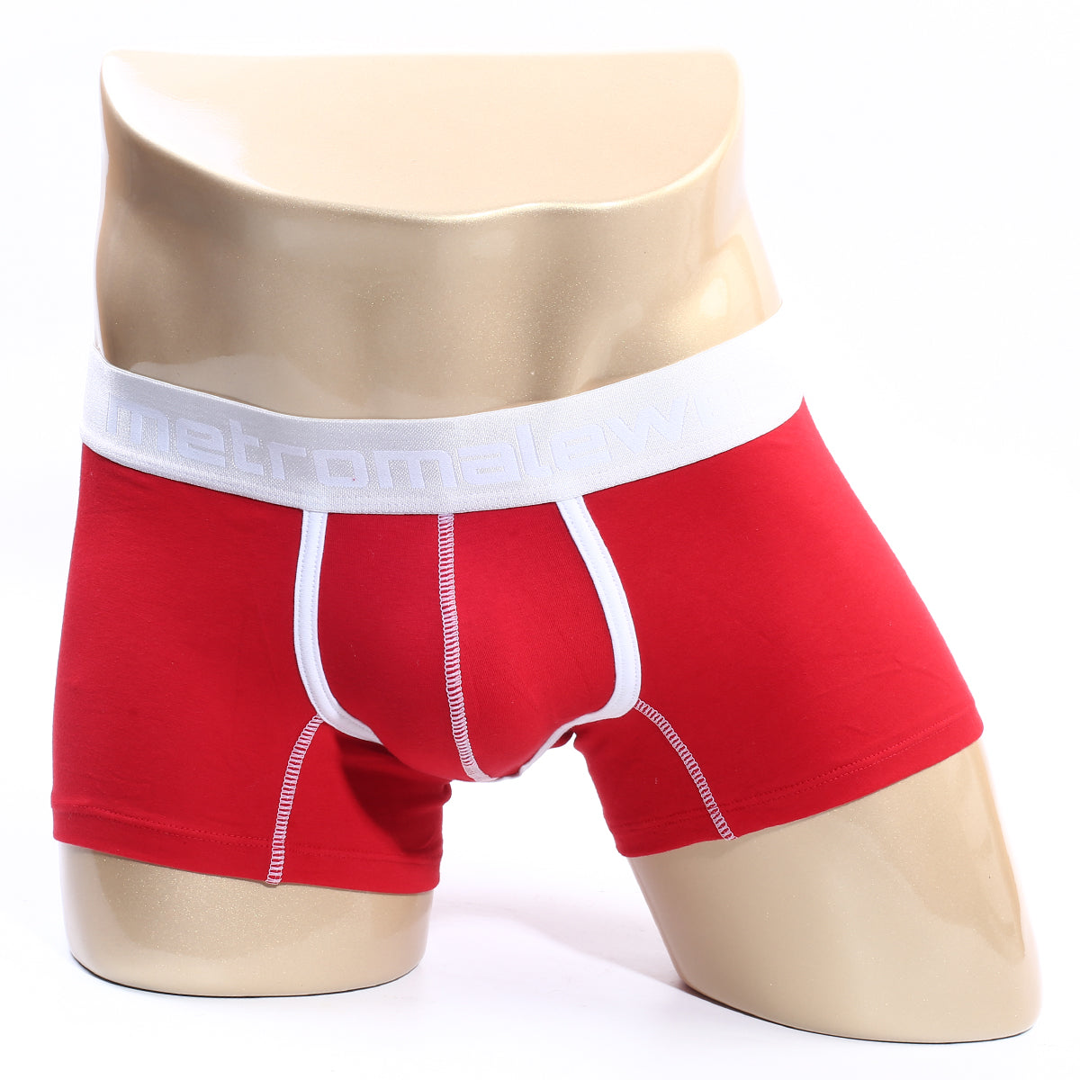 [M2W] Cotton Short Boxer RED 7Inch (3022-12)