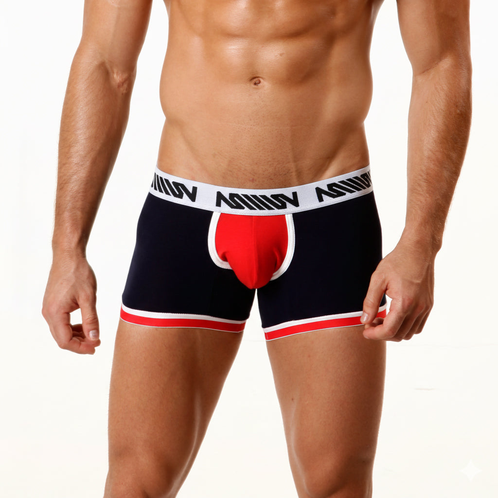 [M2W] Multi Color Short Boxer 7Inch Navy (3022-M28)