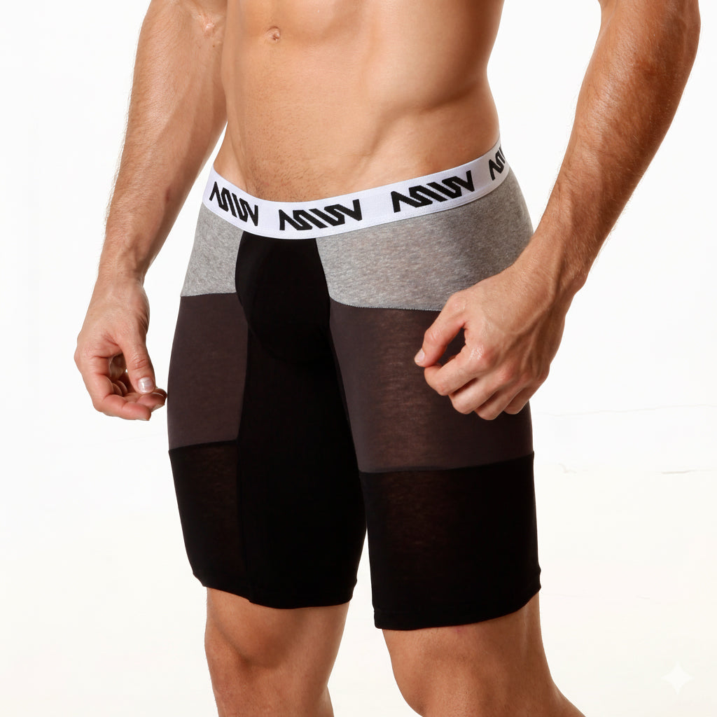 [M2W] Cotton Long Short 15Inch Black (3024-M20)