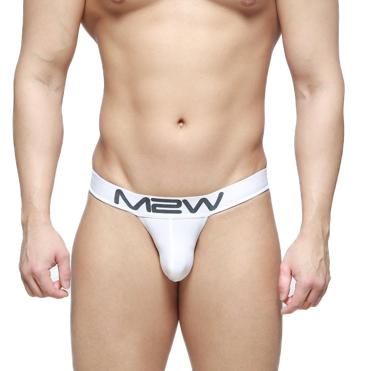 [M2W] M2W Pocket Thong White (3202-01)