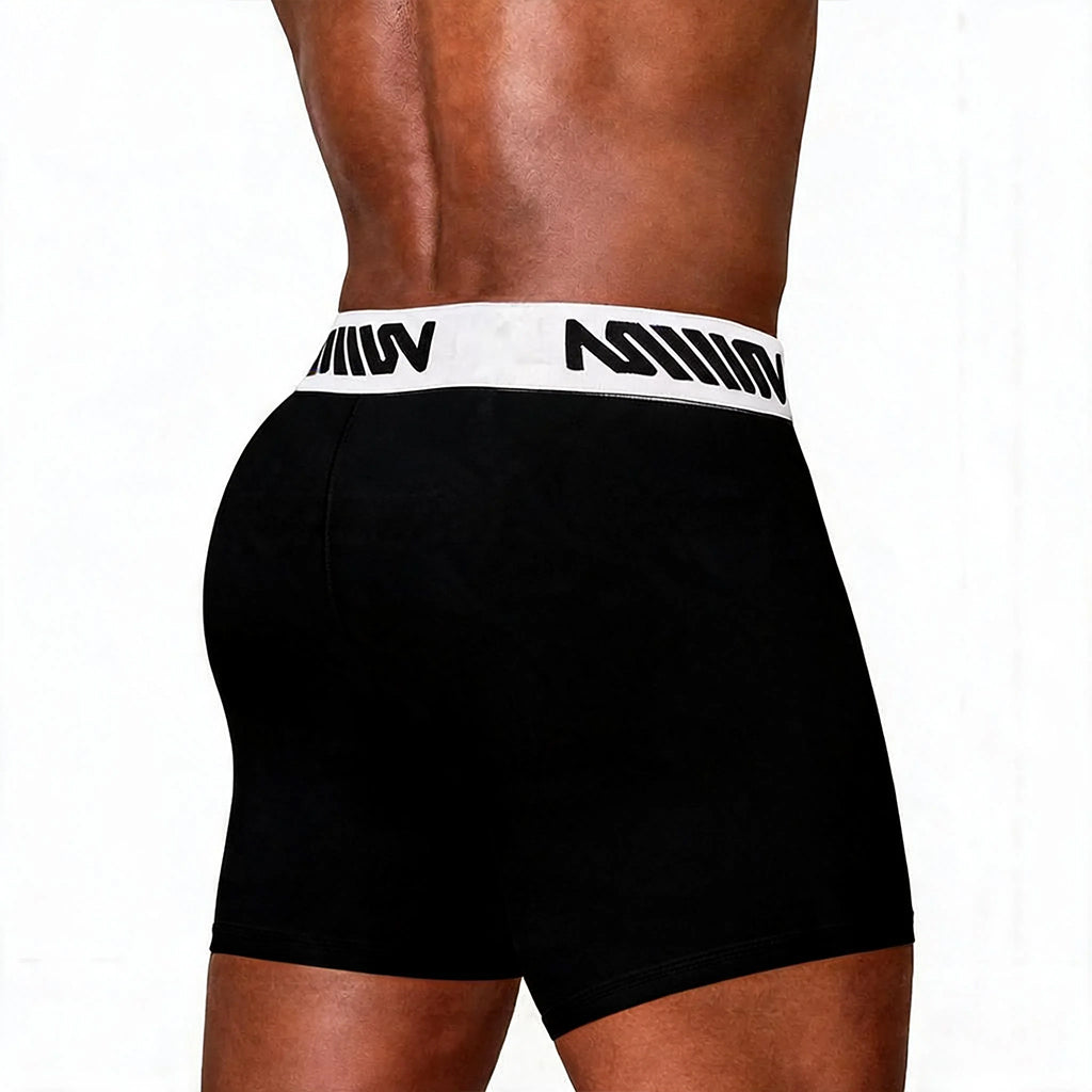 [M2W] Gavio Boxer Brief Black (3515-51)
