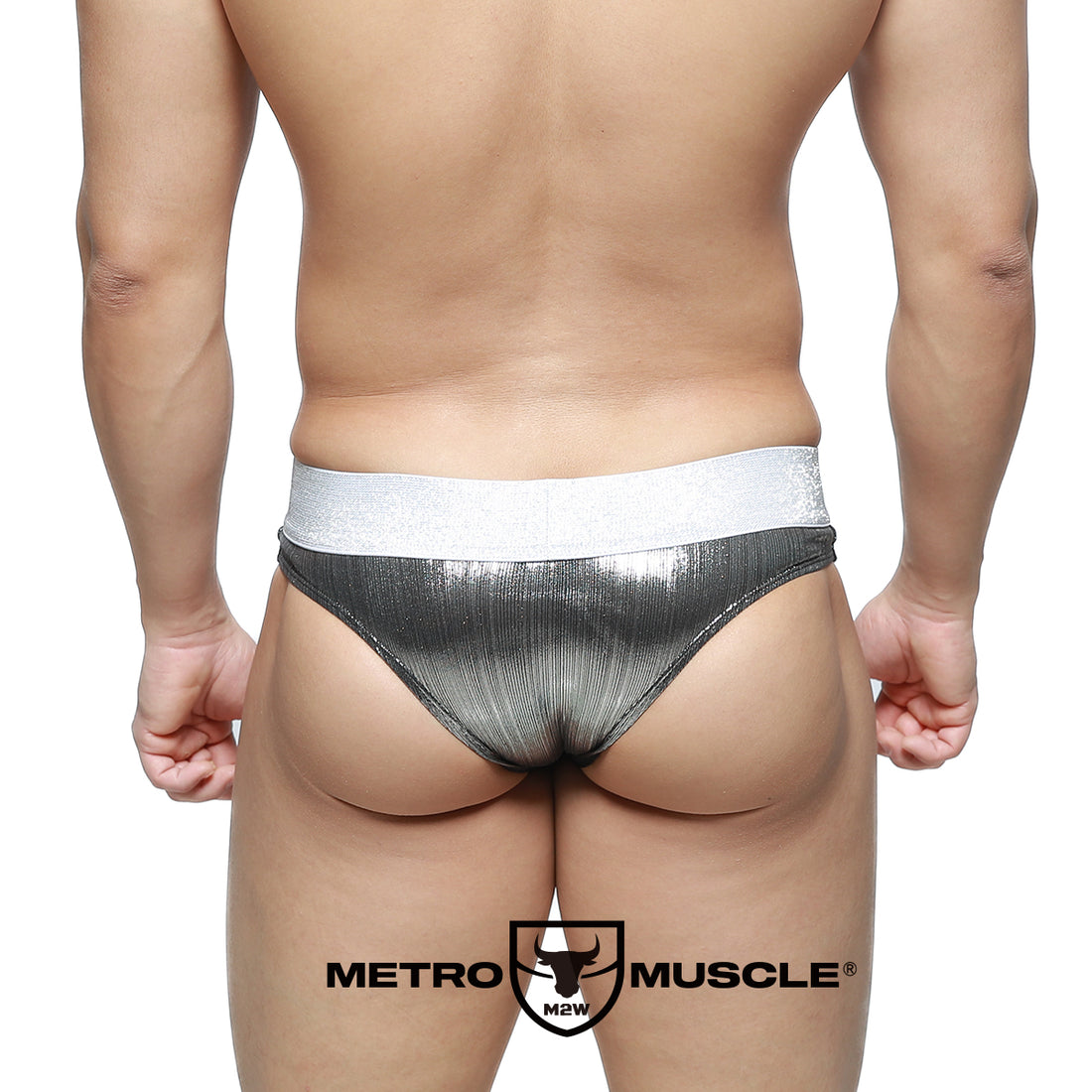 [MetroMuscleWear] Cortina Muscle Trunk Silver (4700-01)