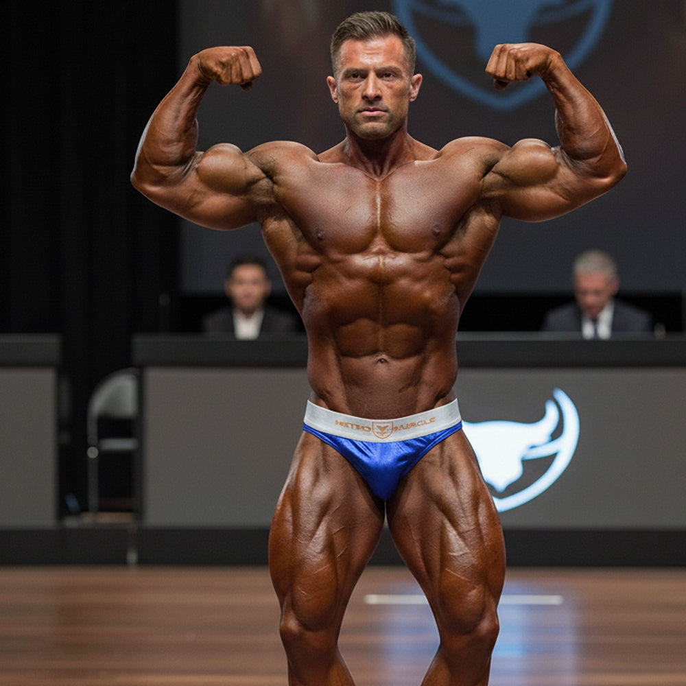 [MetroMuscleWear] Cortina Muscle Trunk Azul (4700-27)
