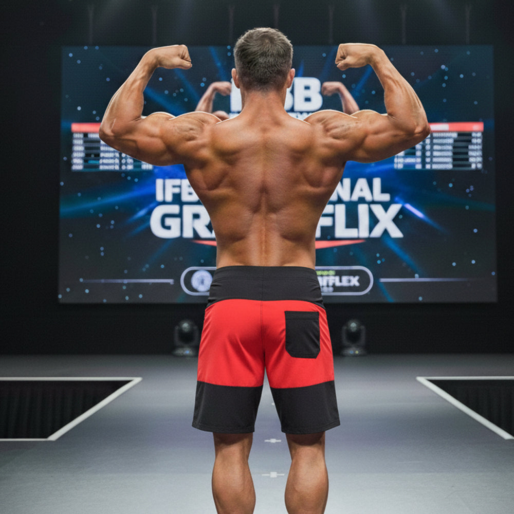 [M2W] Physique Board Short RED (4706-12)
