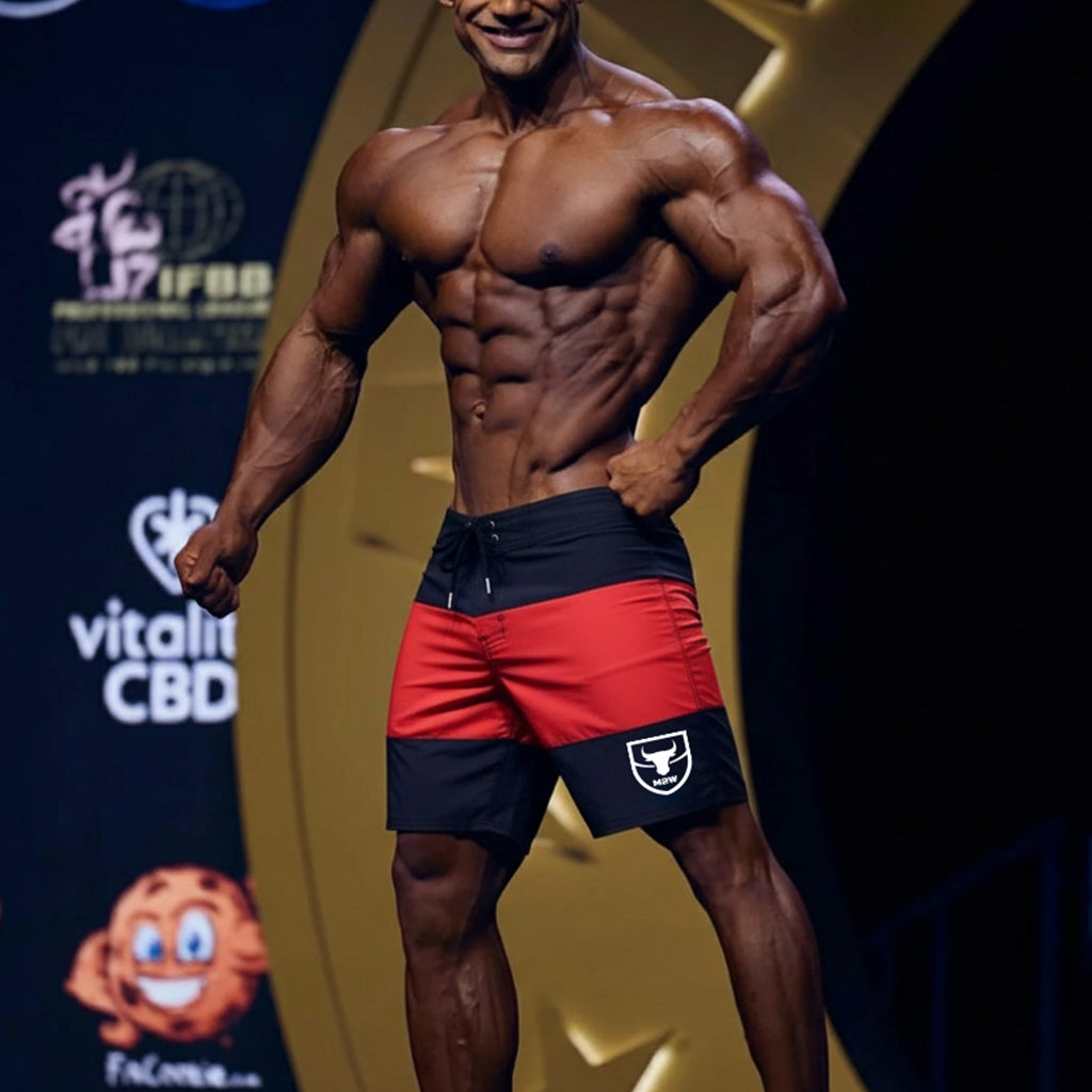 [M2W] Physique Board Short RED (4706-12)