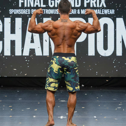 [M2W] Physique Board Short Yellow Camo (4706-64)