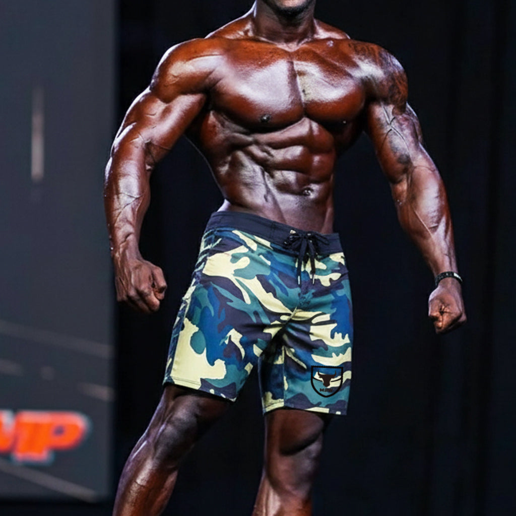 [M2W] Physique Board Short Yellow Camo (4706-64)