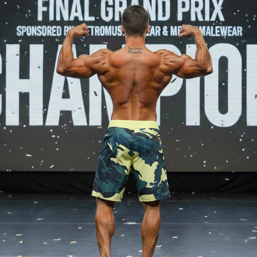 [M2W] Physique Board Short Yellow Camo (4706-67)