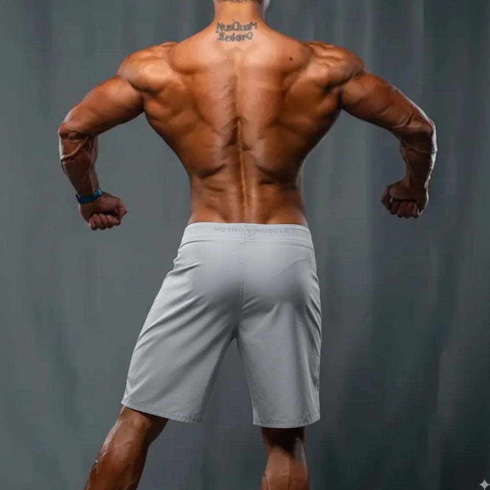 [MetroMuscleWear] Mark Physique Board Short Gray (4716-10)