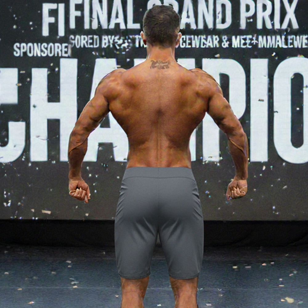 [MetroMuscleWear] Insignia Physique Board Short Charcoal (4716-11)