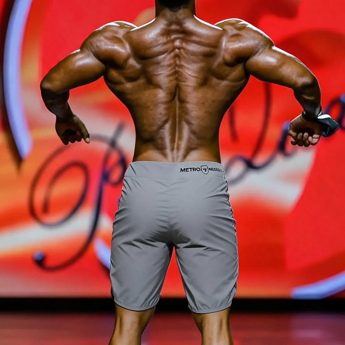 [MetroMuscleWear] Insignia Physique Board Short Charcoal (4716-11)