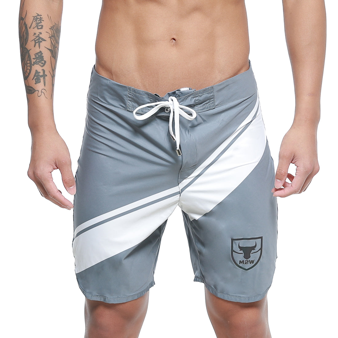 [MetroMuscleWear] Insignia Physique Board Short Charcoal (4716-11)