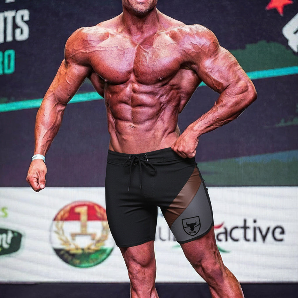 [MetroMuscleWear] Cafe Physique Board Short (4716-19)