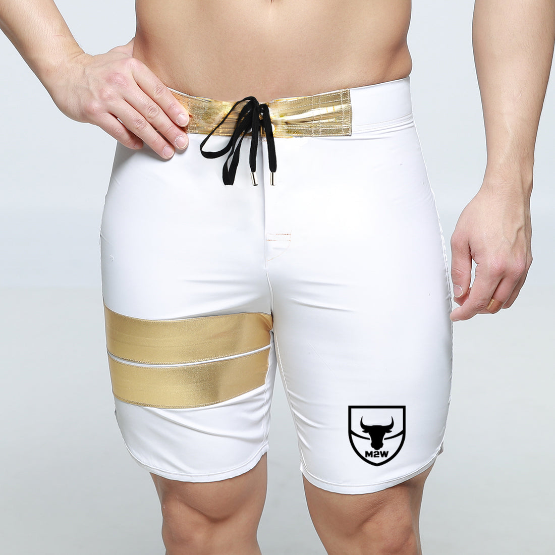 [MetroMuscleWear] Gold Physique Board Short (4716-23)