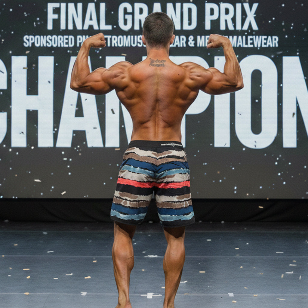 [MetroMuscleWear] Tiger Physique Board Short (4716-70)