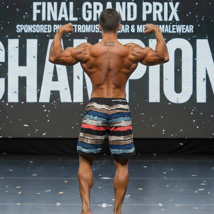 [MetroMuscleWear] Tiger Physique Board Short (4716-70)
