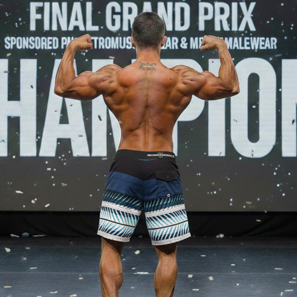 [MetroMuscleWear] Harvest Physique Board Short (4716-74)