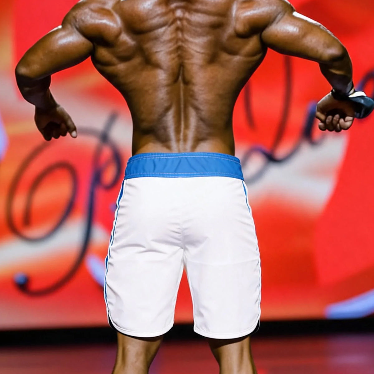 [MetroMuscleWear] IFBB Pro Mens Physique Board Short Typhoon (4717-01)