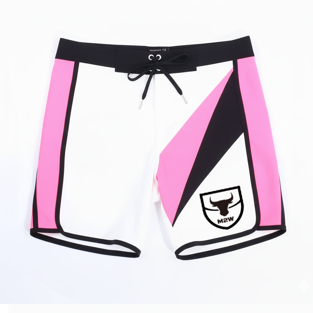 [MetroMuscleWear] IFBB Pro Mens Physique Board Short Pink (4717-02)