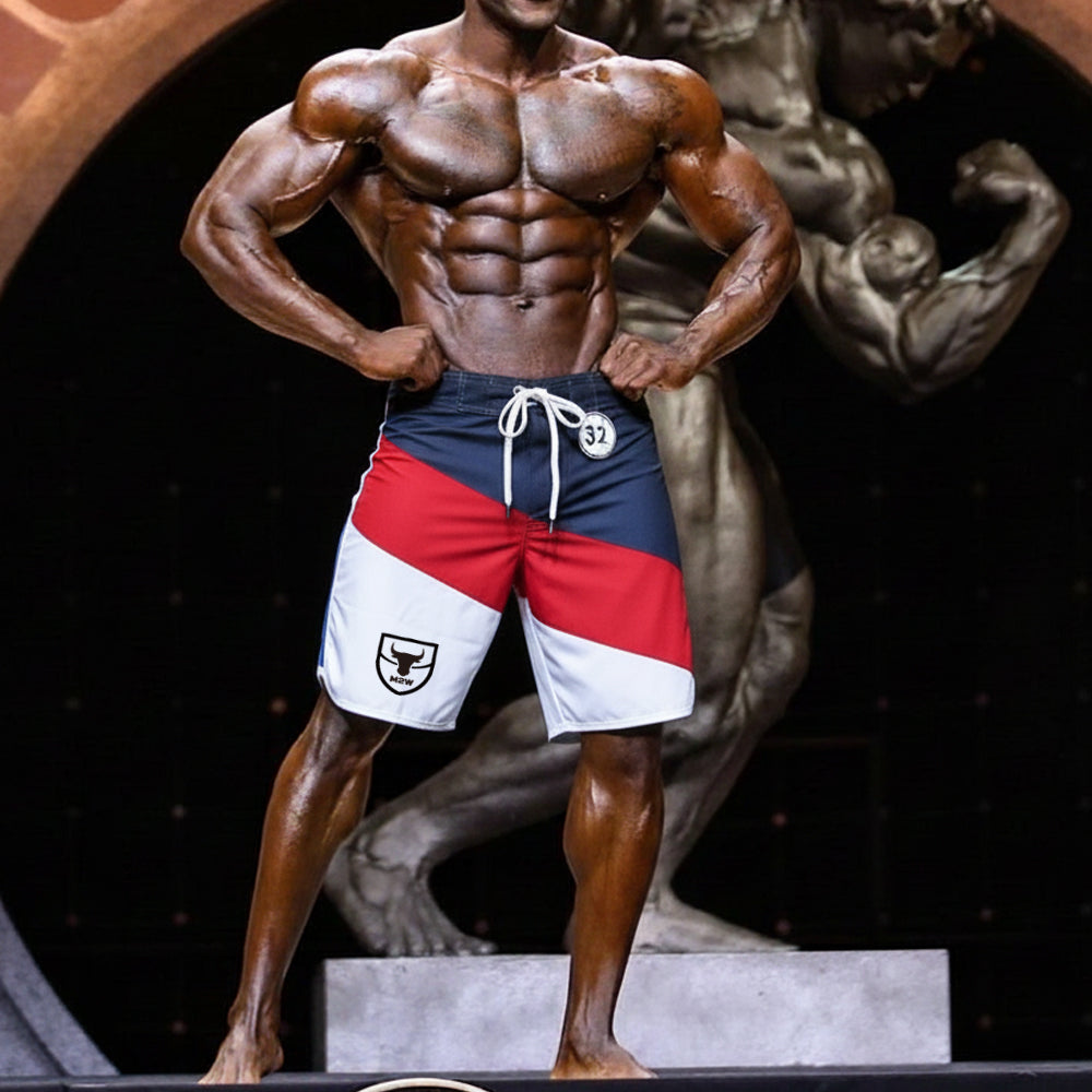 [MetroMuscleWear] IFBB Pro Mens Physique Board Short French (4717-02)
