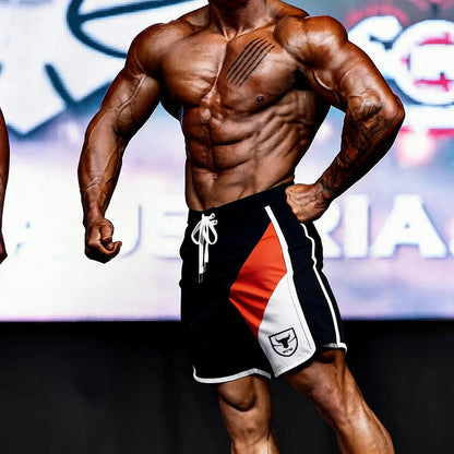 [MetroMuscleWear] IFBB Pro Mens Physique Board Short Black (4717-20)