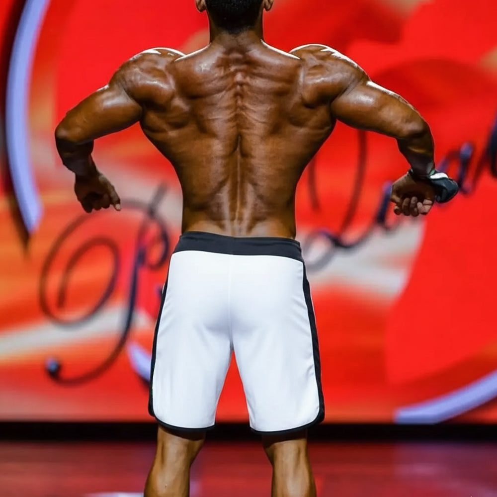 [MetroMuscleWear] IFBB Pro Mens Physique Board Short USA (4717-76)