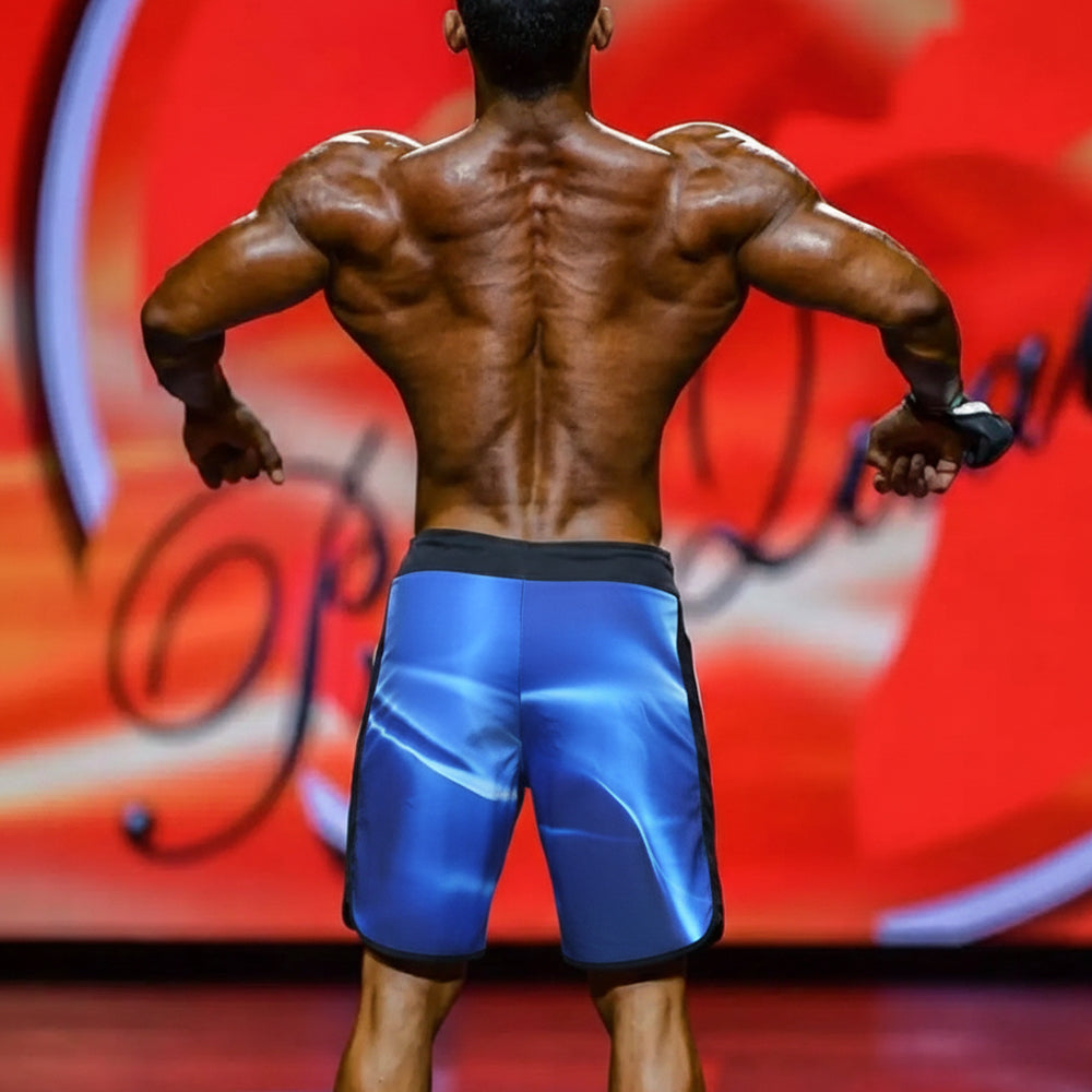 [MetroMuscleWear] IFBB Pro Mens Physique Board Short Marble (4717-75)