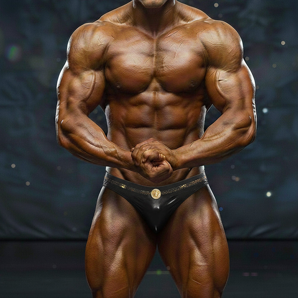 [MetroMuscleWear] Emblem Competition Suit (4974-22)