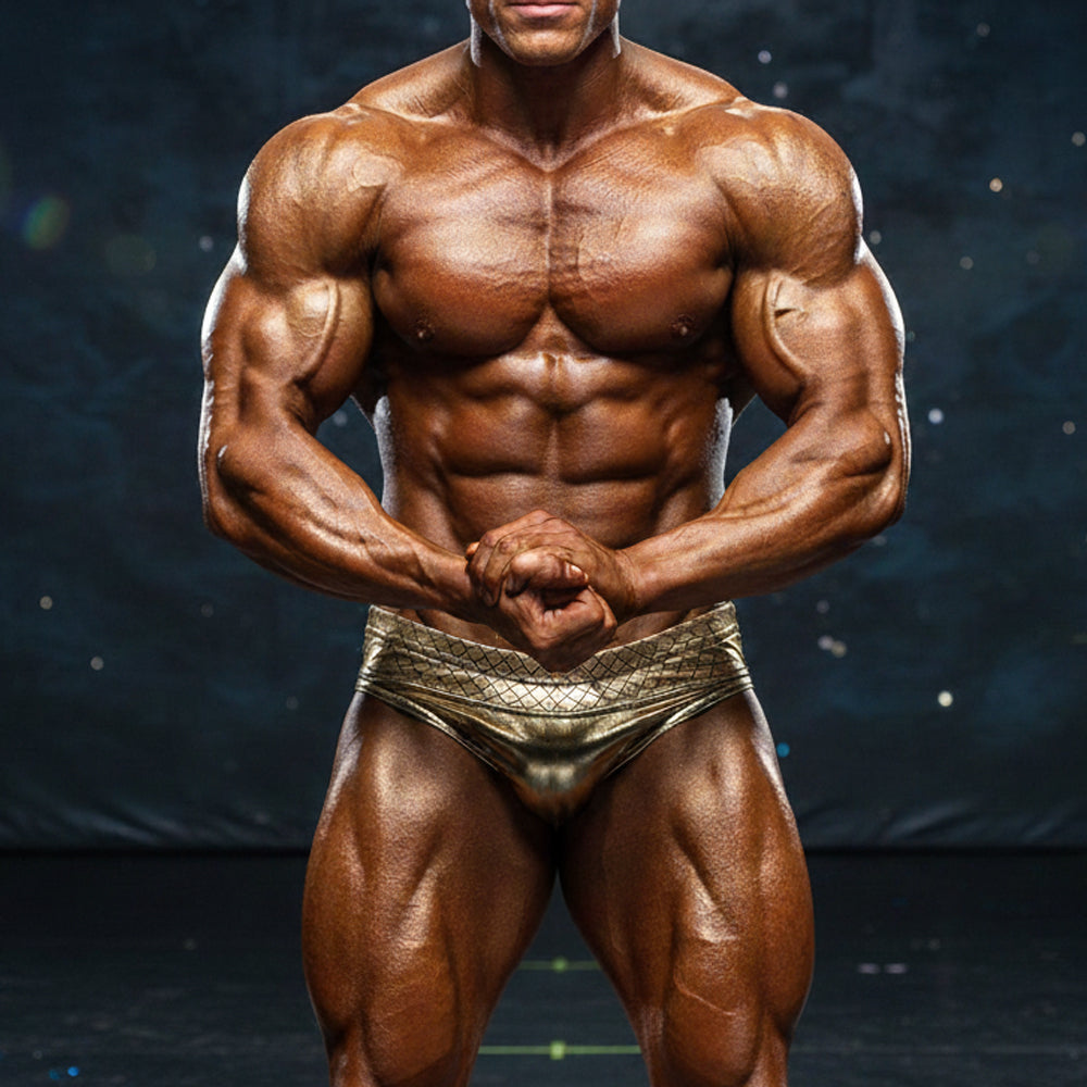 [MetroMuscleWear] Charles Competition Suit Gold (4974-38)
