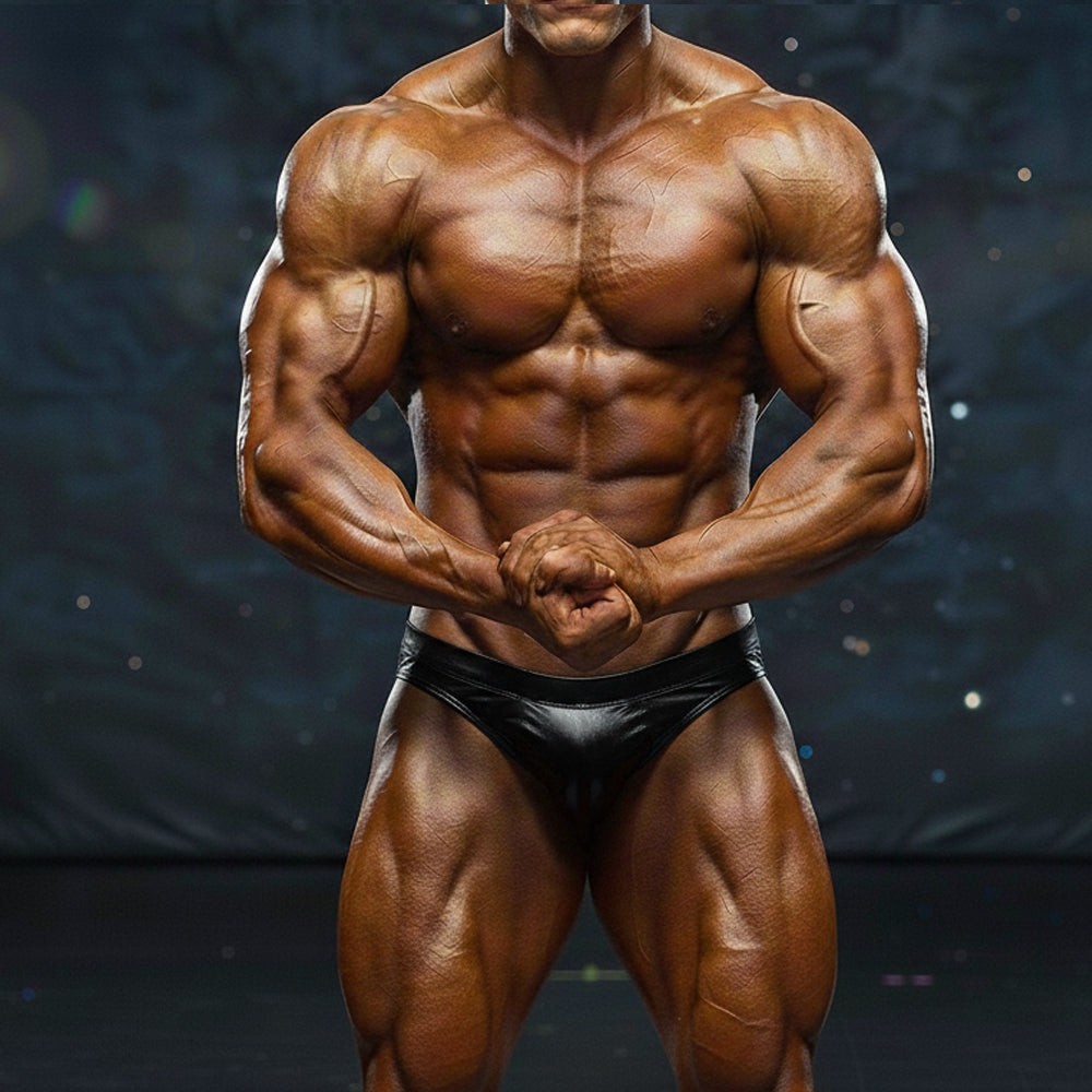 [MetroMuscleWear] Basic Competition Suit Leather (4974-74) 