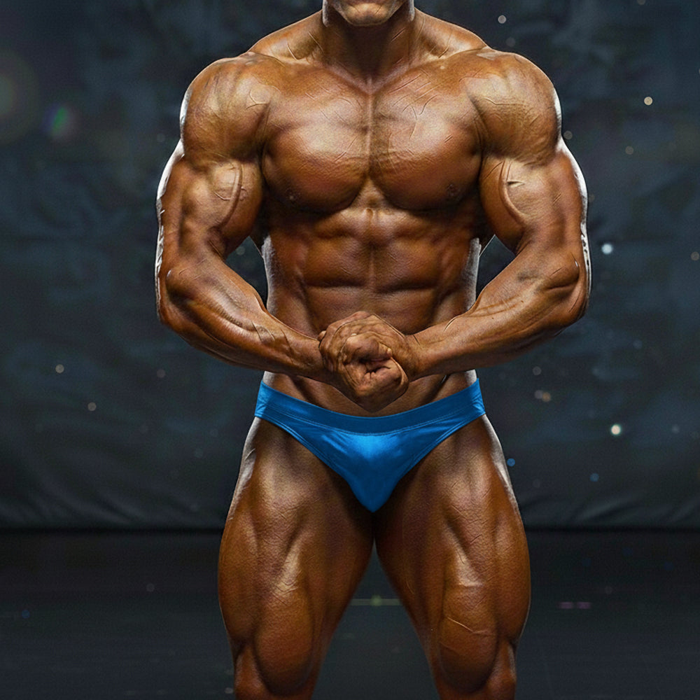 [MetroMuscleWear] Basic Competition Suit Blue (4974-78)