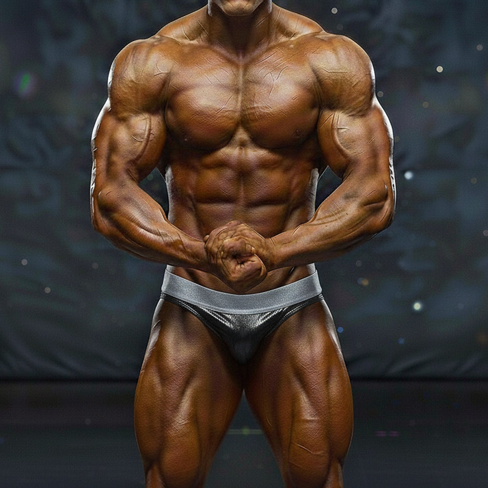 [MetroMuscleWear] DIY Competition Suit Silver (4974-80)
