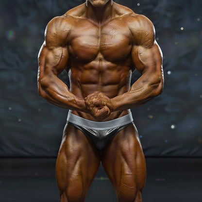 [MetroMuscleWear] DIY Competition Suit Silver (4974-80)
