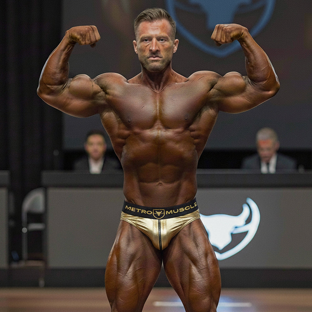 [MetroMuscleWear] Sierra Competition Suit Gold (4974-86)