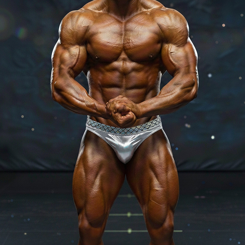 [MetroMuscleWear] Jupiter Competition Suit Silver (4974-89)