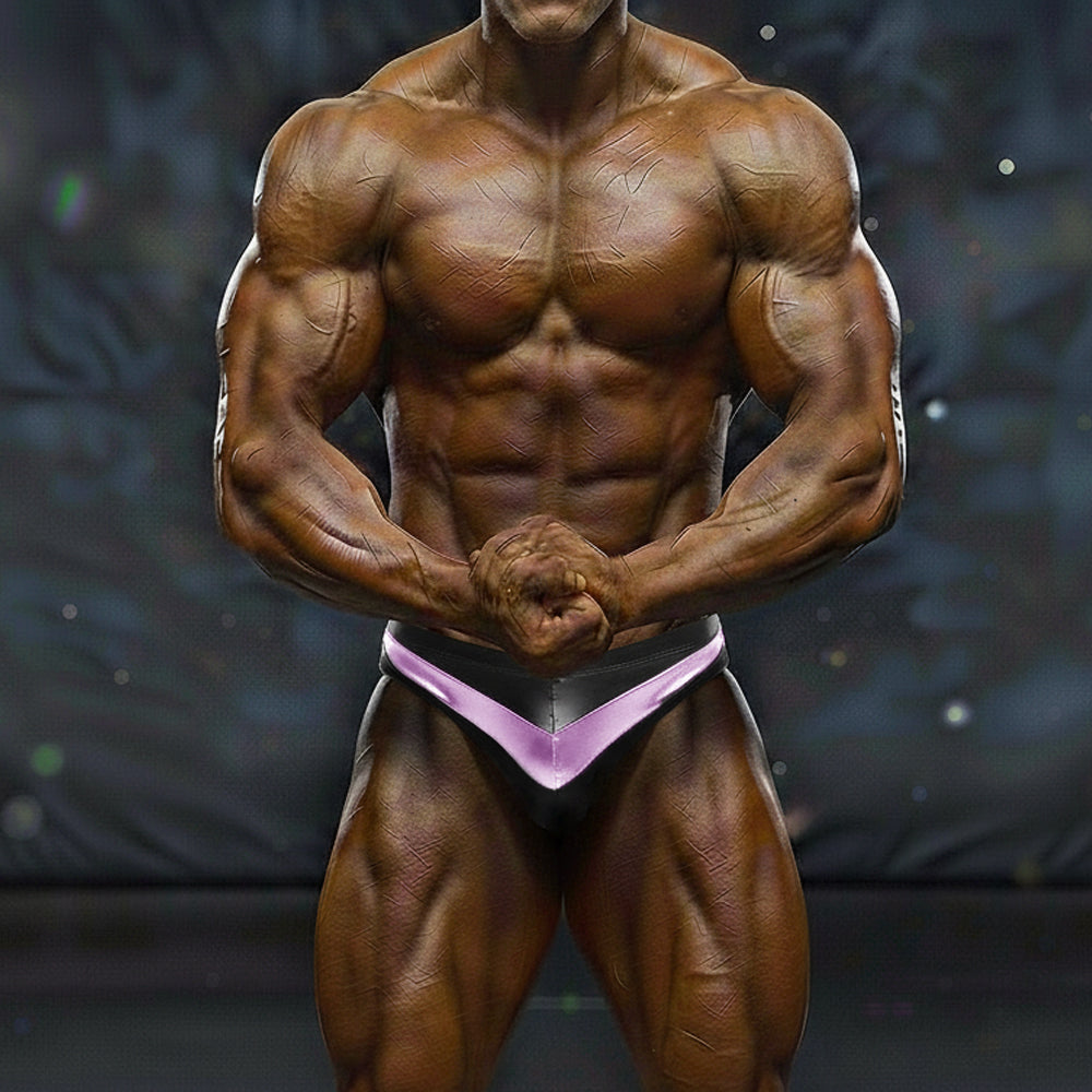 [MetroMuscleWear] Mark Competition Suit Pink (4974-91)